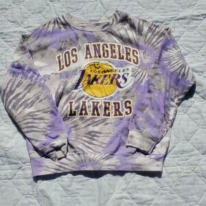 LA Lakers tie-dye crewneck